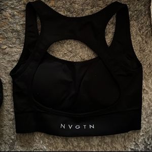 NVGTN sports bra BLACK